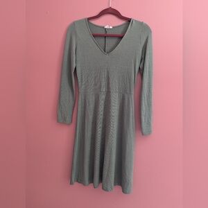 GAP Long Sleeve Green Dress XSP NWOT